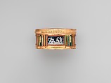 Snuffbox with scenes of putti at play, Pierre François Drais (French, 1726–ca. 1788), Gold, enamel, glass; Grisaille en camaïeu on ivory, French, Paris