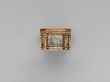 Snuffbox with six maritime scenes, Dominique-François Poitreau (apprenticed 1741, master 1757, retired 1781), Gold, paper, French, Paris