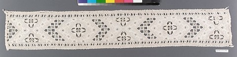 Bands, Linen, bobbin lace, Italian
