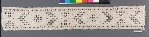 Bands, Linen, bobbin lace, Italian