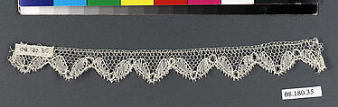 Fragment, Bobbin lace, British, Northamptonshire