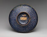 Plate, Painted enamel on copper, partly gilt; gilt brass, Italian, Venice