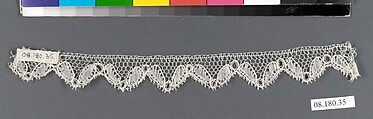 Fragment, Bobbin lace, British, Northamptonshire