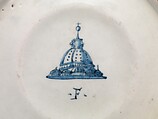 Dish, Medici Porcelain Manufactory (Italian, Florence, ca. 1575–ca. 1587), Soft-paste porcelain decorated in underglaze blue, Italian, Florence