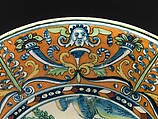 Plate with Saint Mary Magdalen, Maiolica (tin-glazed earthenware), Italian, Siena