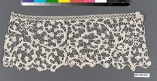 Piece, Bobbin lace, Italian, Venice