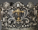 Torah crown (keter), Andrea Zambelli "L&#39;Honnesta" (Italian, active 1732–1772), Silver, parcel gilt, Italian, Venice