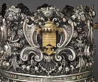 Torah crown (keter), Andrea Zambelli "L&#39;Honnesta" (Italian, active 1732–1772), Silver, parcel gilt, Italian, Venice