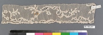 Border, Needle lace, point d’Alençon, French