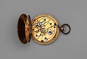 Watch, Watchmaker: Abraham Vacheron (Swiss, 1760–1845), Case: partly gold, enamel, and silver; Movement: brass and steel with ruby endstones, Swiss, Geneva