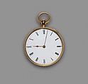 Watch, Watchmaker: François Czapek (Bohemian, 1811–before 1895), Case: partly enameled gold; Dial: white enamel with gold hands; Movement: gilded brass and steel, Swiss, Geneva
