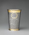 Beaker, Michael May II (active 1731–76), Silver, partly gilded, Hungarian, Brassó
