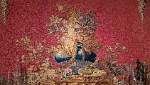 Tapestry Room from Croome Court, Room after a design by Robert Adam (British, Kirkcaldy, Scotland 1728–1792 London), Plaster, pine, mahogany, bronze-gilt, marble, lapis lazuli, steel; wool and silk (22-24 warps per inch, 9-10 per centimeter), British, Worcestershire with French, Paris (Gobelins) tapestry