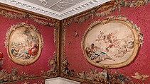 Tapestry Room from Croome Court, Room after a design by Robert Adam (British, Kirkcaldy, Scotland 1728–1792 London), Plaster, pine, mahogany, bronze-gilt, marble, lapis lazuli, steel; wool and silk (22-24 warps per inch, 9-10 per centimeter), British, Worcestershire with French, Paris (Gobelins) tapestry