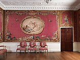 Tapestry Room from Croome Court, Room after a design by Robert Adam (British, Kirkcaldy, Scotland 1728–1792 London), Plaster, pine, mahogany, bronze-gilt, marble, lapis lazuli, steel; wool and silk (22-24 warps per inch, 9-10 per centimeter), British, Worcestershire with French, Paris (Gobelins) tapestry