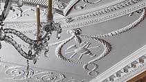 Woodwork and ceiling from the Tapestry Room from Croome Court, Robert Adam (British, Kirkcaldy, Scotland 1728–1792 London), Plaster, wood, tapestry, British