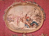 Tapestry Room from Croome Court, Room after a design by Robert Adam (British, Kirkcaldy, Scotland 1728–1792 London), Plaster, pine, mahogany, bronze-gilt, marble, lapis lazuli, steel; wool and silk (22-24 warps per inch, 9-10 per centimeter), British, Worcestershire with French, Paris (Gobelins) tapestry