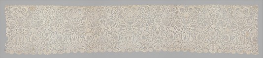 Flounce, Needle lace, French