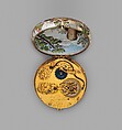 Watch, Watchmaker: Jacques Goullons (French, recorded 1626, active Paris ca. 1640–60, died 1671), Case and dial: painted enamel on gold; Movement: gilded brass and steel, partly blued, French, Paris or Blois