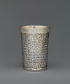 Beaker, Silver, partly gilded, Hungarian