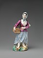 Peasant Woman with Child, Mennecy, Soft-paste porcelain, French, Mennecy