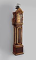 Longcase clock, Clockmaker: Mario Gambelli (Italian, active 1766), Case: partly gilded walnut and pine with later additions of various woods; Dial: brass; Movement: brass and steel, Italian, Bologna