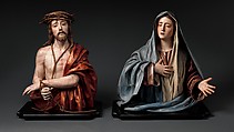 Mater Dolorosa, Pedro de Mena (Spanish, Granada 1628–1688 Málaga), Partial-gilt polychrome wood, Spanish, probably Málaga