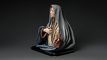 Mater Dolorosa, Pedro de Mena (Spanish, Granada 1628–1688 Málaga), Partial-gilt polychrome wood, Spanish, probably Málaga