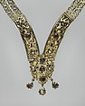 Belt, Michael Erkeder (master in 1736, died 1756), Silver, partly gilded, pearls, garnets, Hungarian, Brassó