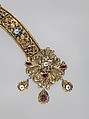 Belt, Gilded silver, pearls, garnets, Hungarian, Kolozsvár