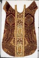 Orphrey fragment, Silk and metal thread, Italian