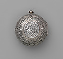 Pair-case watch with alarm, Case maker: Probably Adam Roumeau (working 1687, died before 1698), Case and dial: silver with blued-steel hand; movement: brass and steel, British, London