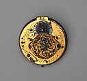 Watch, Watchmaker: Daniel Vauchez (French, born 1716, active 1767–90), Case: partly enameled gold set with pearls, gold bezel with diamonds set in silver; Dial: white enamel with openwork brass hands; Movement: brass and steel, French, Paris