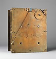 Table or bracket clock, Clockmaker: Edward East (British, 1602–1697), Case: ebonized fruitwood and rosewood with ebony moldings; Dial: gilded brass and silver; Movement: brass and steel, British, London