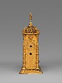 Astronomical table clock, Movement probably by Jeremias Metzger (German, ca. 1525–ca. 1597), Case and dials: gilded brass; Movement: iron, German, Augsburg
