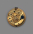 Repeating watch, Movement by Francis Perigal (British, active 1741–67), Case: partly enameled gold; Dial: white enamel with black numerals and silver hands set with diamonds; Movement: gilded brass and partly blued steel, British, London, for Turkish market