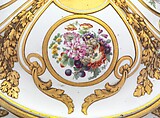 Tureen with cover (Terrine épis de blé or épis en or et plateau), Sèvres Manufactory (French, 1740–present), Hard-paste porcelain decorated in polychrome enamels, gold, French, Sèvres