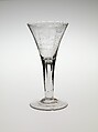 Jacobite "amen" glass, Glass, British