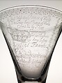 Jacobite "amen" glass, Glass, British