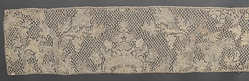 Flounce, Bobbin lace, point d'Angleterre, Flemish, Brussels