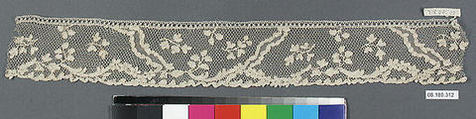 Fragment, Needle lace, point d'Argentan, French
