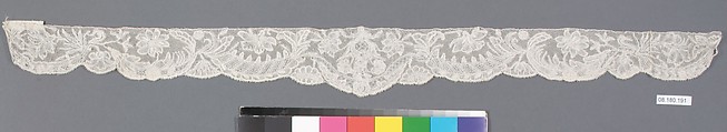 Piece, Brussels lace, point d'Angleterre, Flemish