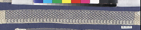 Fragment, Bobbin lace, Flemish, Mechlin