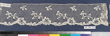 Piece, Bobbin lace, French, Le Puy