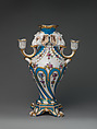 Elephant-head vase (vase à tête d'éléphant), Sèvres Manufactory (French, 1740–present), Soft-paste porcelain, French, Sèvres