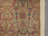 Chintz wall panel, Style of Jean Berain (French, Saint-Mihiel 1640–1711 Paris), Resist dyed and painted cotton, Indian, Coromandel Coast