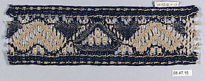Fragment, Bobbin lace, Swedish (Delsbo) (Dalarna)