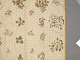 Coverlet, Silk, metal thread, metal spangles, British