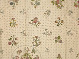 Coverlet, Silk, metal thread, metal spangles, British