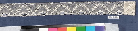 Fragment, Bobbin lace, Flemish, Mechlin